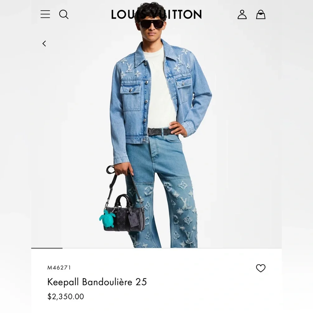 Louis Vuitton Keepall Bandoulière 25 - Picture 2 of 16